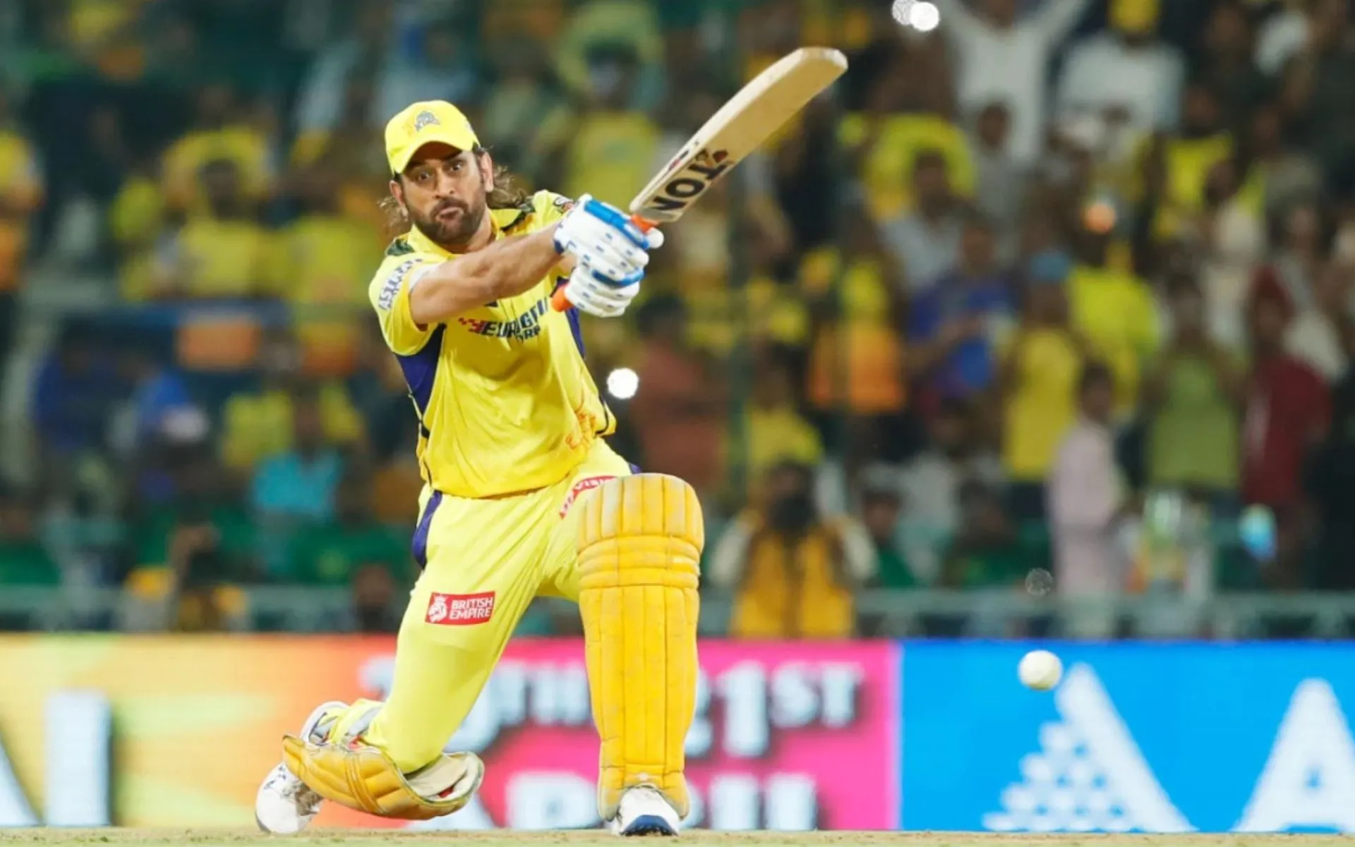 MS Dhoni in action for CSK during IPL 2024 (BCCI)