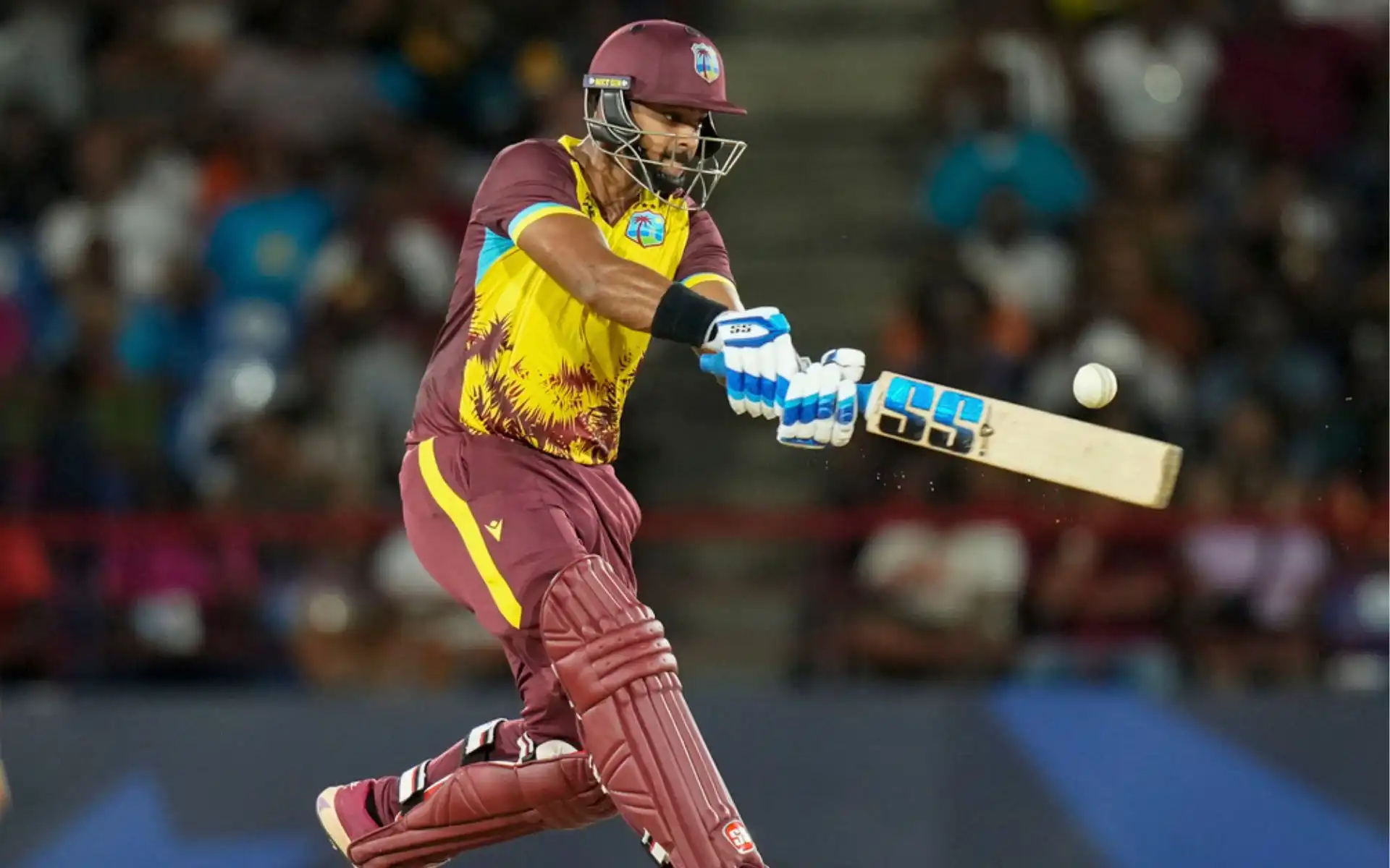 Nicholas Pooran on his way to 98 off 53 (X)