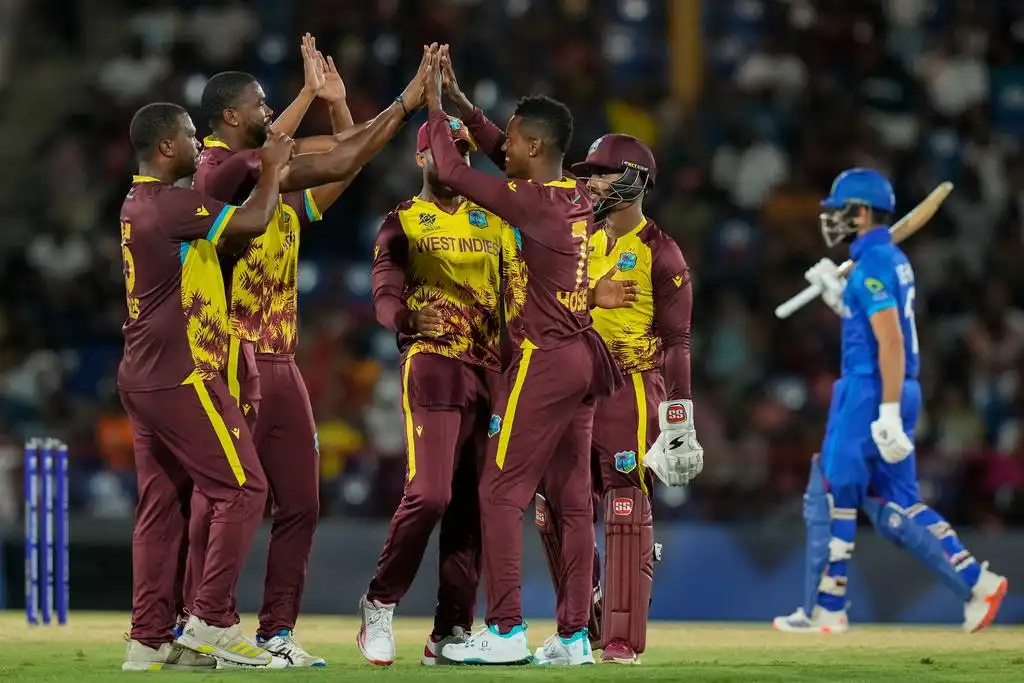 West Indies crushed Afghanistan by 104 runs [AP]