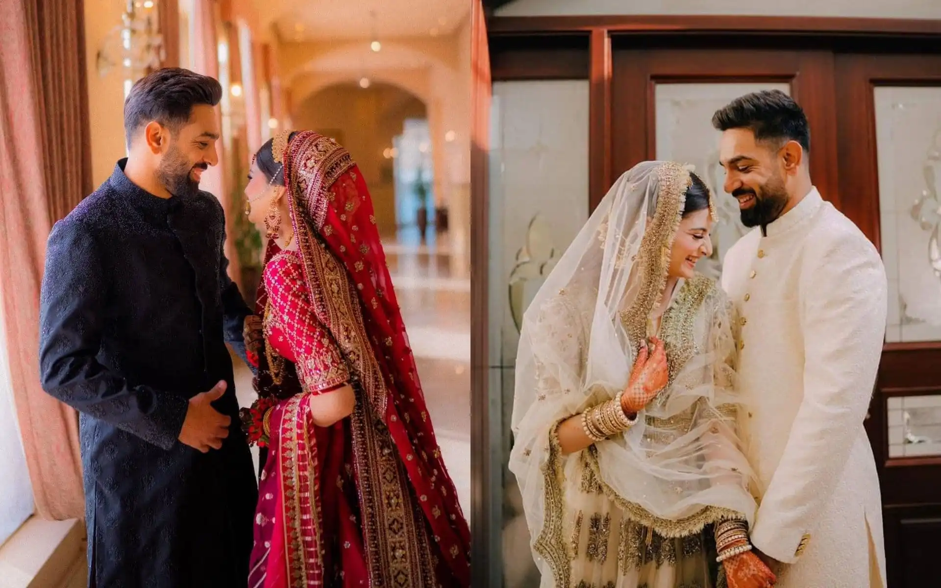 Haris Rauf and his wife Muzna Malik got married on on December 24, 2022 [X.com]