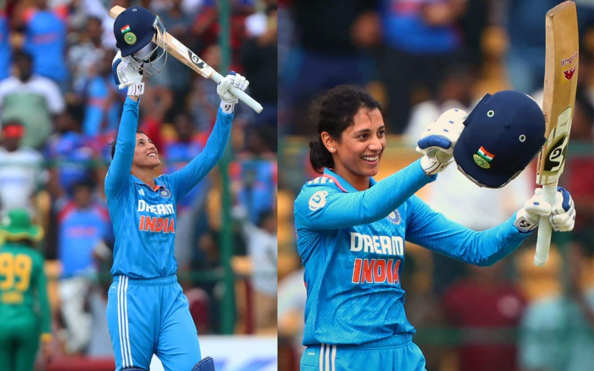 Smriti Mandhana celebrates her second 100 of the series (Instagram)