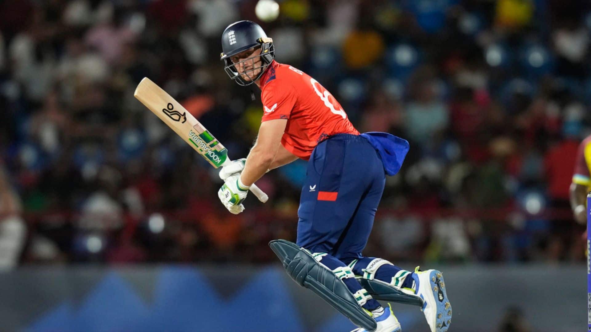 Jos Buttler in action vs WI [AP]