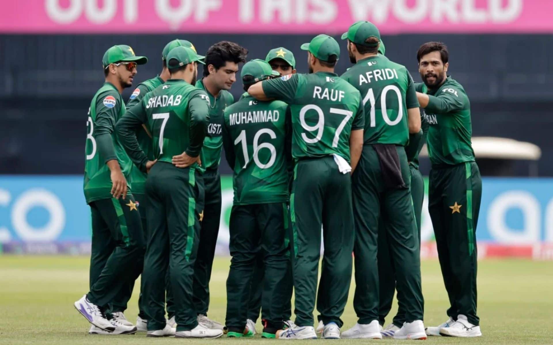 Pakistan players during the 2024 T20 World Cup (x.com)
