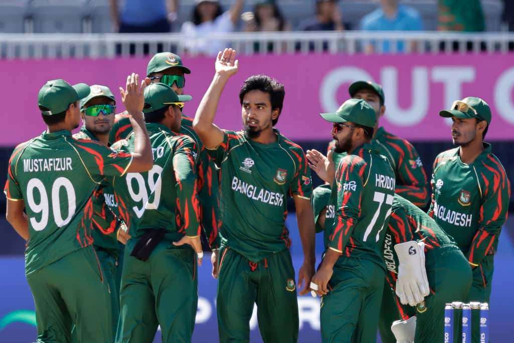 Bangladesh team at the T20 World Cup 2024 (AP)