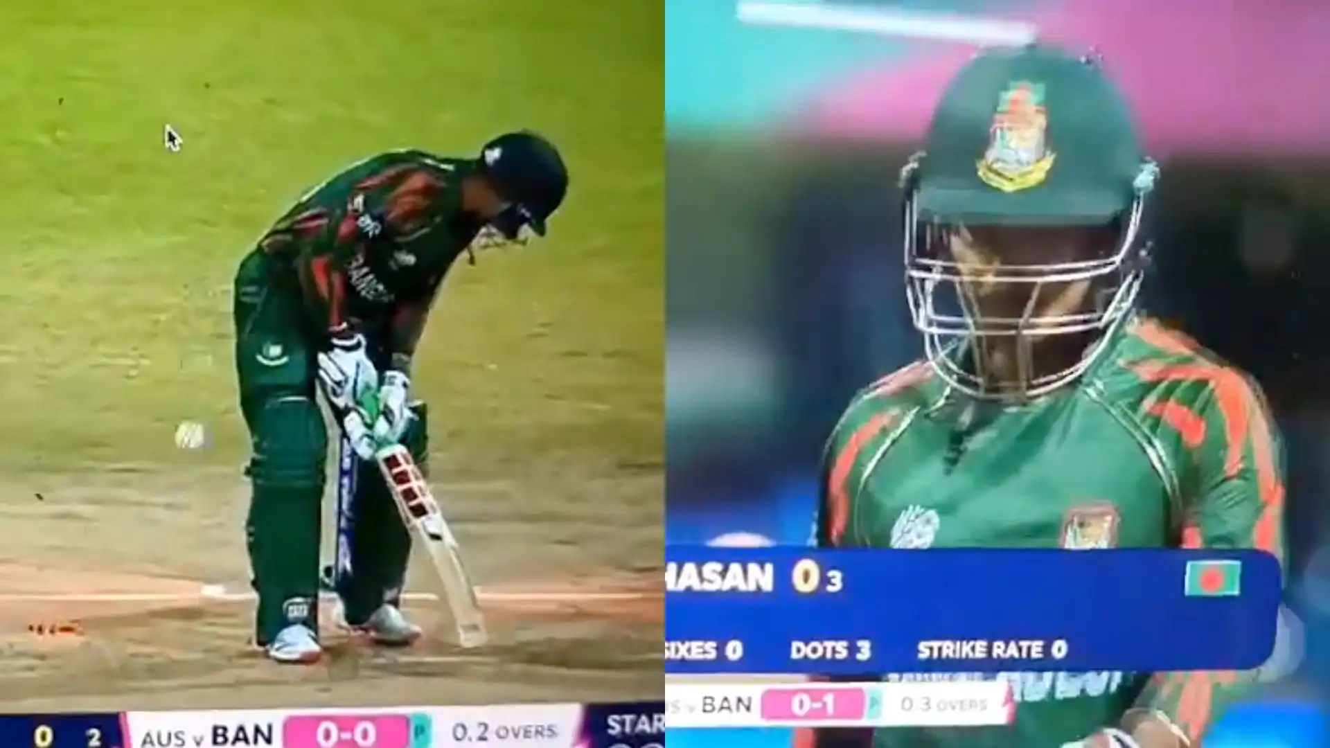 Tanzid Hasan was dismissed for a duck [X]