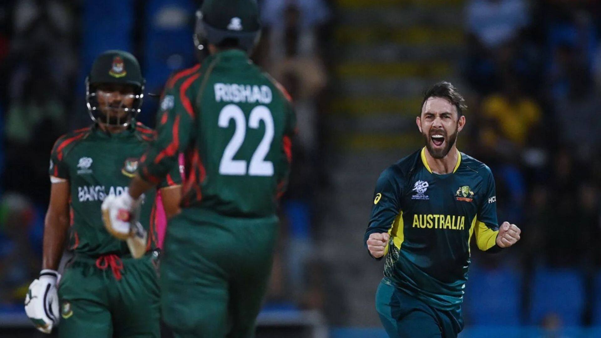 Australia defeated Bangladesh by 28 runs in DLS method [X]