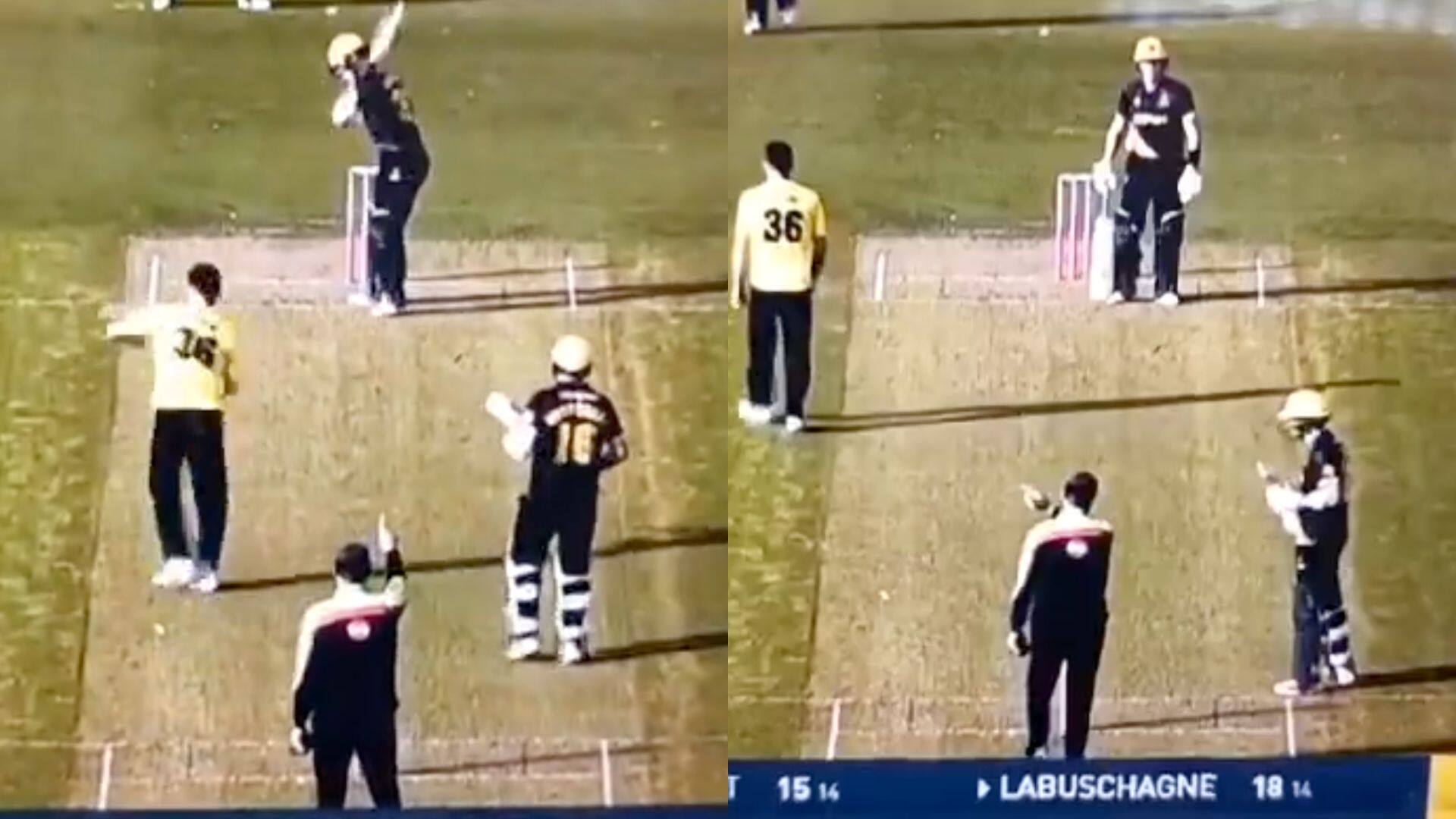 Umpire's send-off for Labuschagne [X]