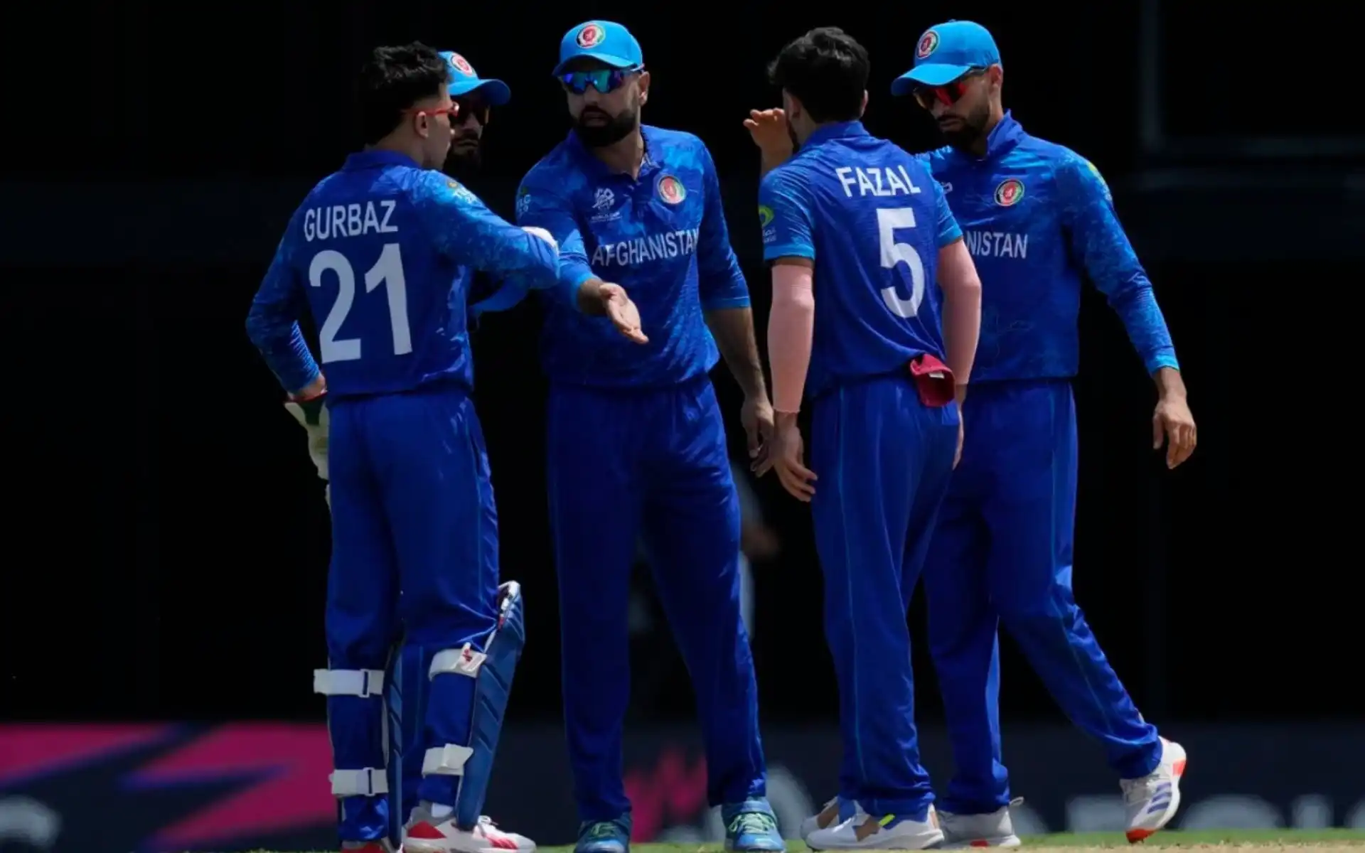 Afghanistan players at the 2024 T20 World Cup (x.com)