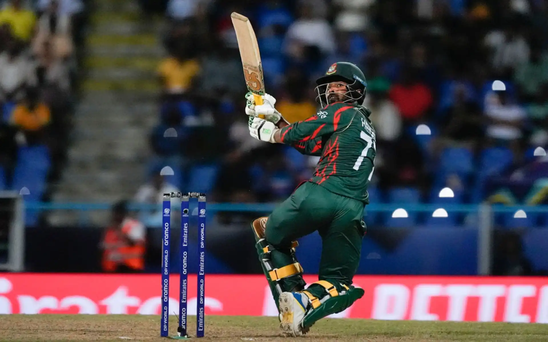 Towhid Hridoy in action against Australia (X.com)