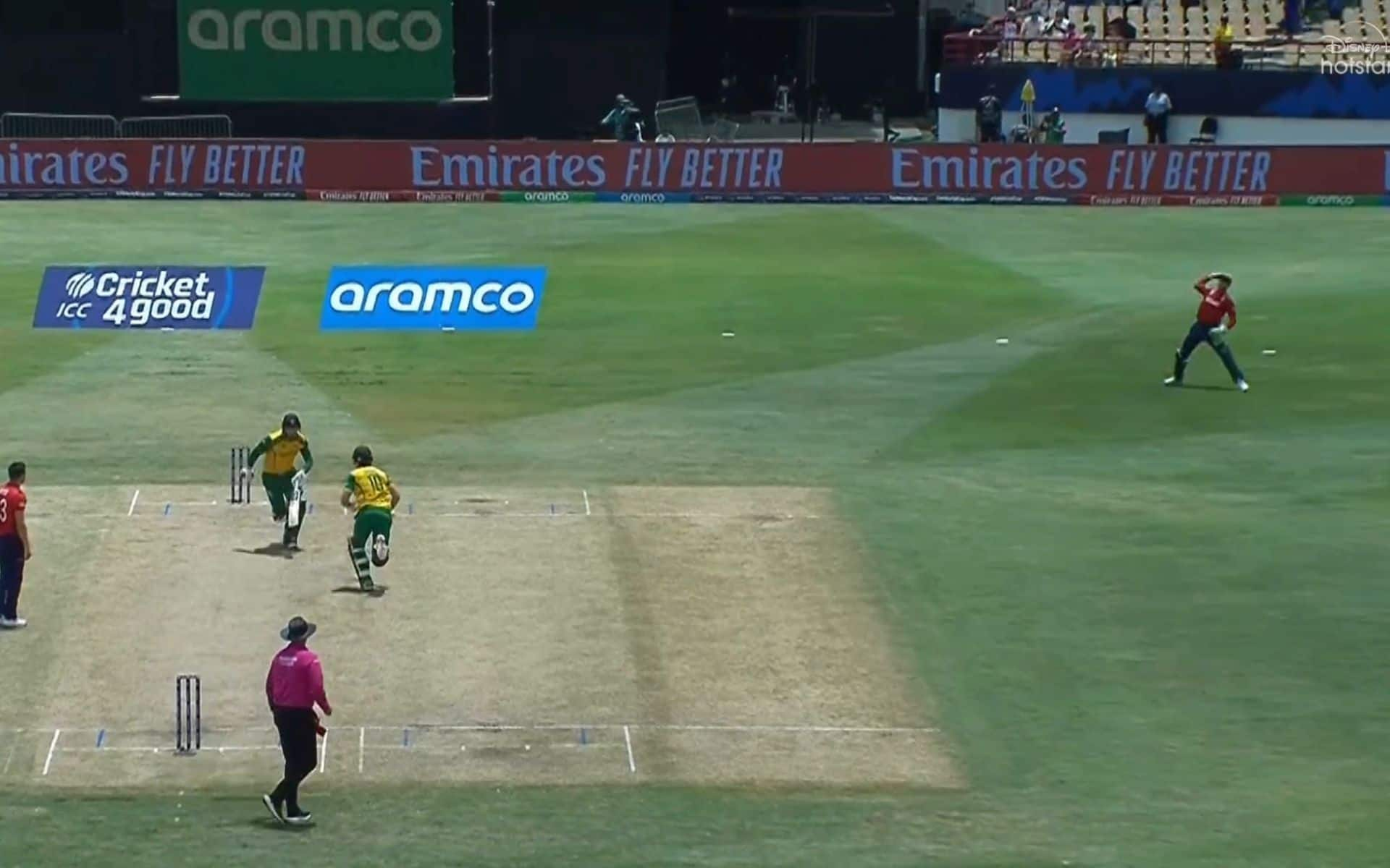 Buttler's superb throw to run out Klaasen (X.com)