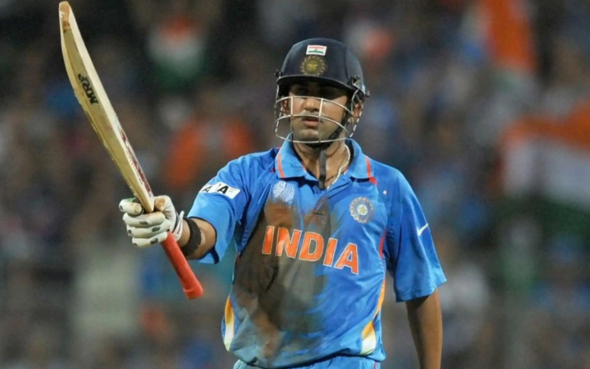 Gambhir was dismissed for 97 before Dhoni hit winning runs (x.com)