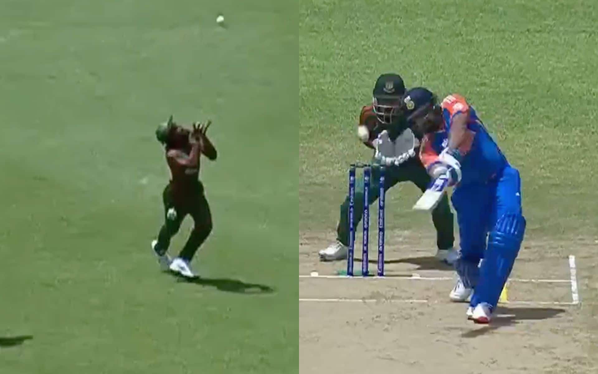 Rohit's wicket vs BAN (X.com)