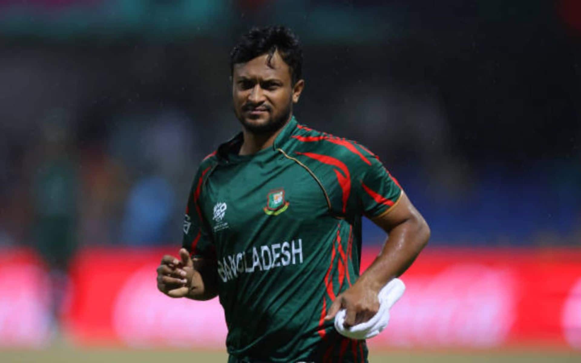 Shakib Al Hasan becomes the first ever player to reach 50 wickets in T20 WCs [X]