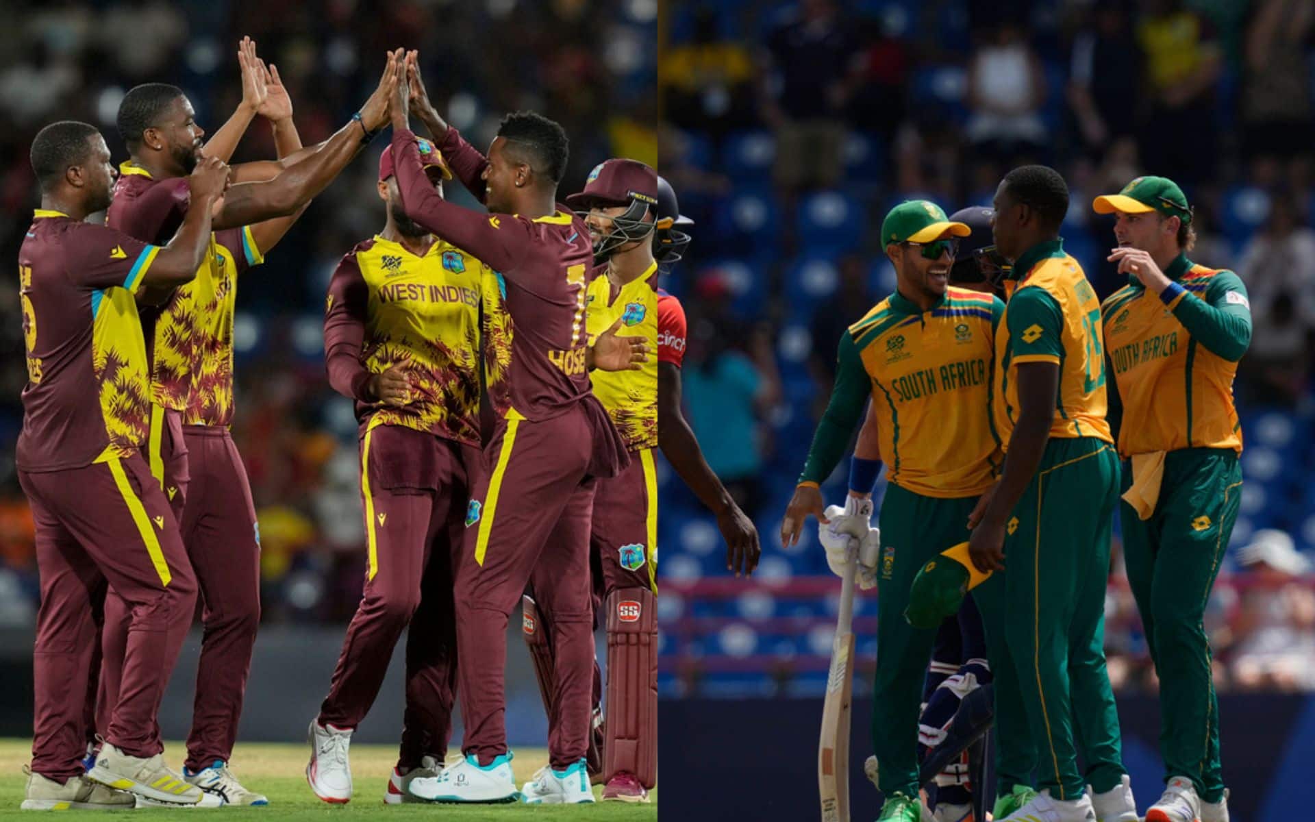 West Indies and South Africa will play in the 50th match of the T20 World Cup 2024 [AP Photos]