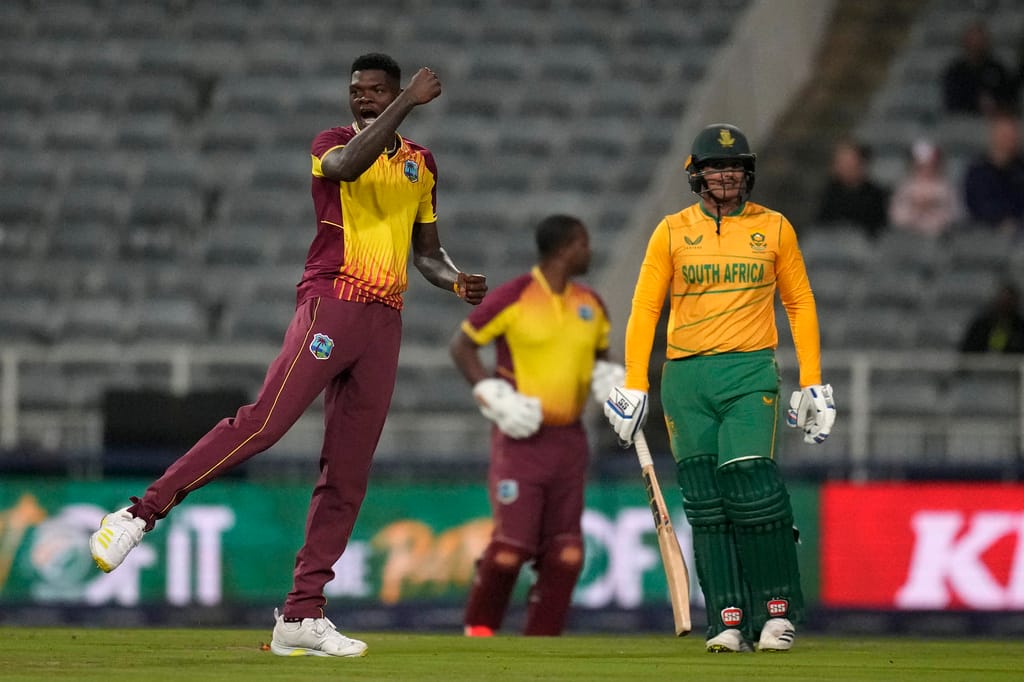 West Indies will face South Africa in a virtual quarter-final 