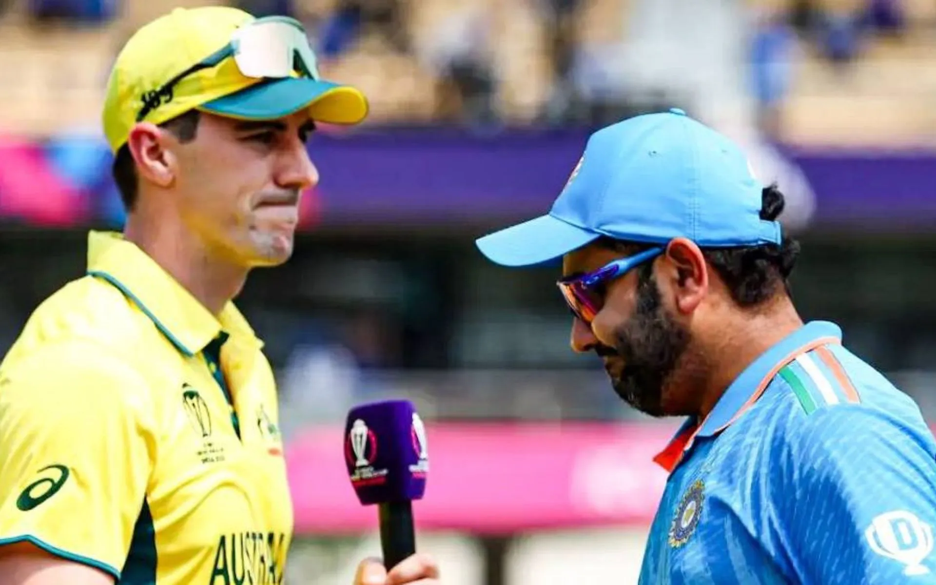 Pat Cummins & Rohit Sharma in World Cup 2023 final (X.com)