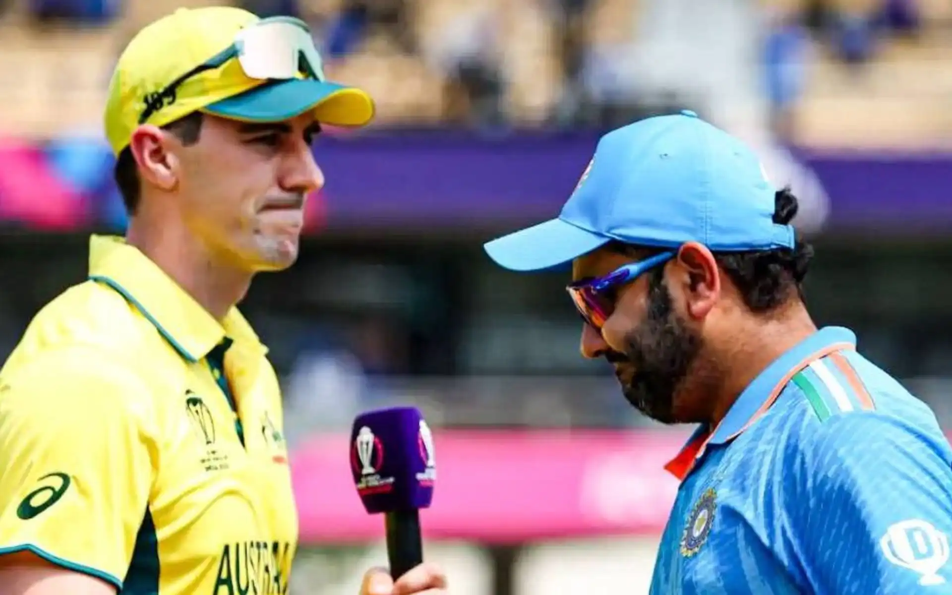 Pat Cummins & Rohit Sharma in World Cup 2023 final (X.com)