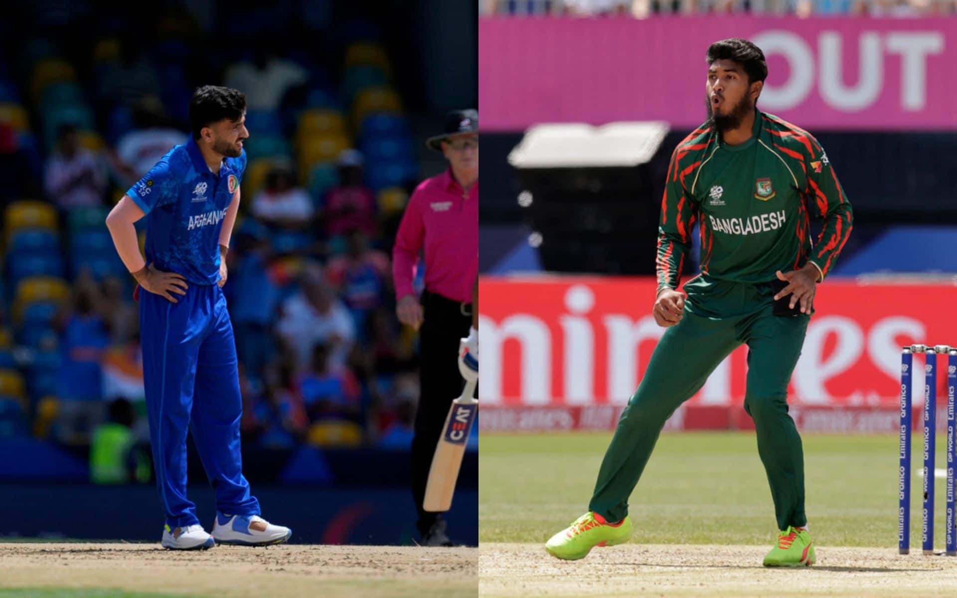 Farooqi and Rishad will be crucial for their teams in the match [AP Photos]