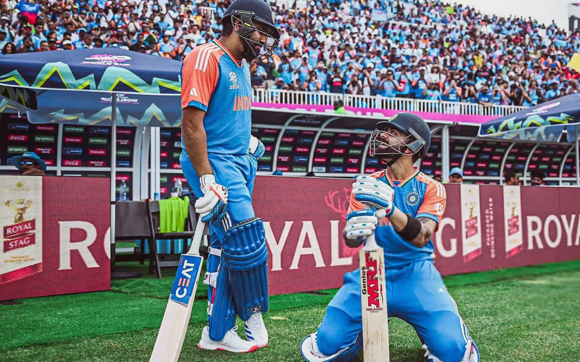 Tim David Praises Rohit Sharma - (X.com)