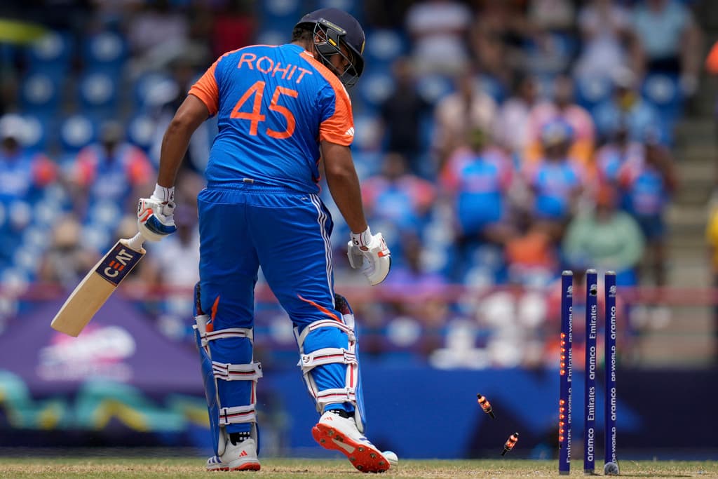 Rohit Sharma during IND vs AUS clash (AP)