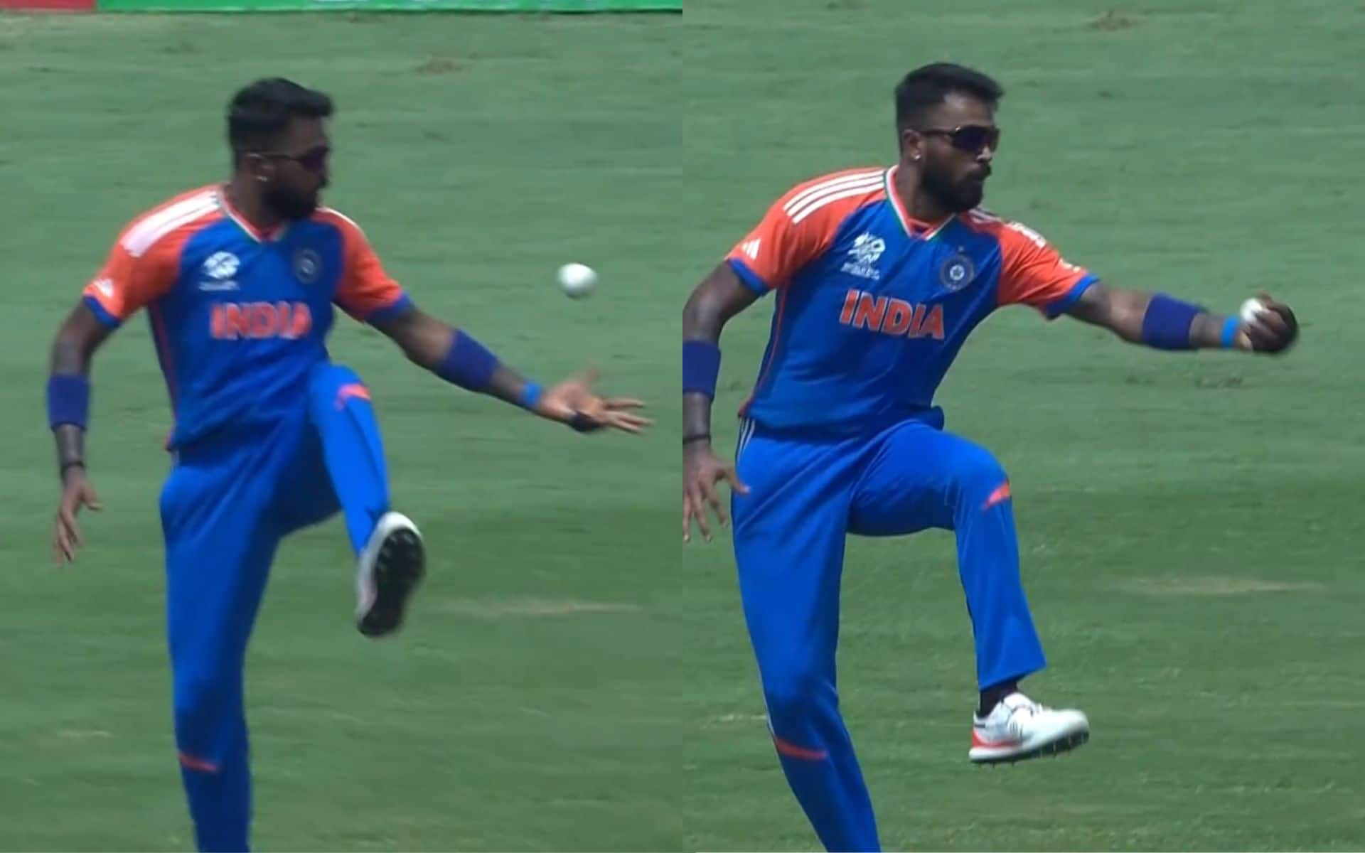 Hardik Pandya's catch off Marcus Stoinis (X.com)