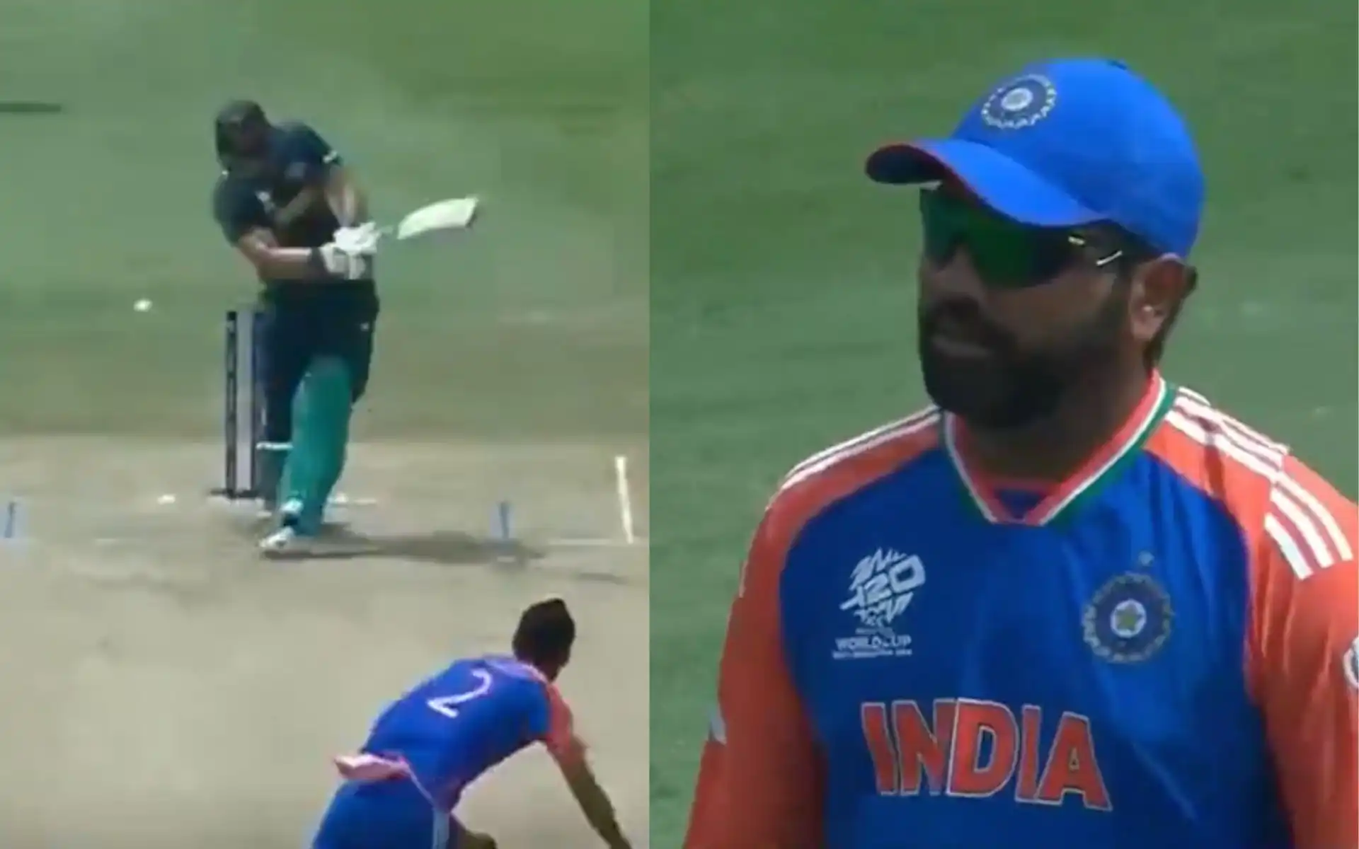 Tim David's wicket vs IND (X.com)