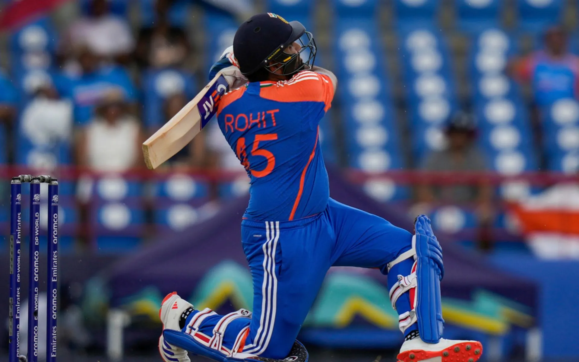 Rohit Sharma smashed the third fastest fifty by an India in T20 World Cups (Twitter)