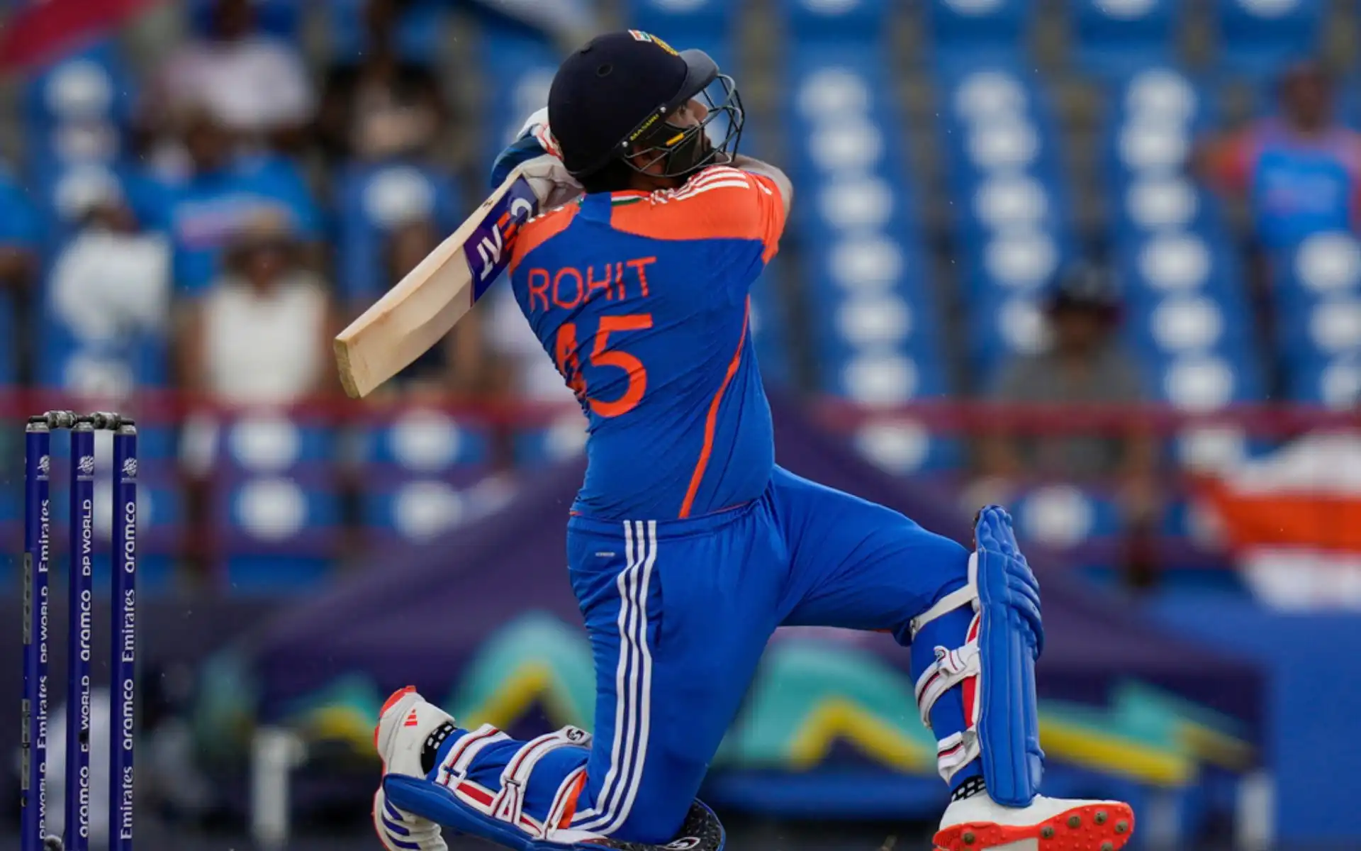 Rohit Sharma smashed the third fastest fifty by an India in T20 World Cups (Twitter)