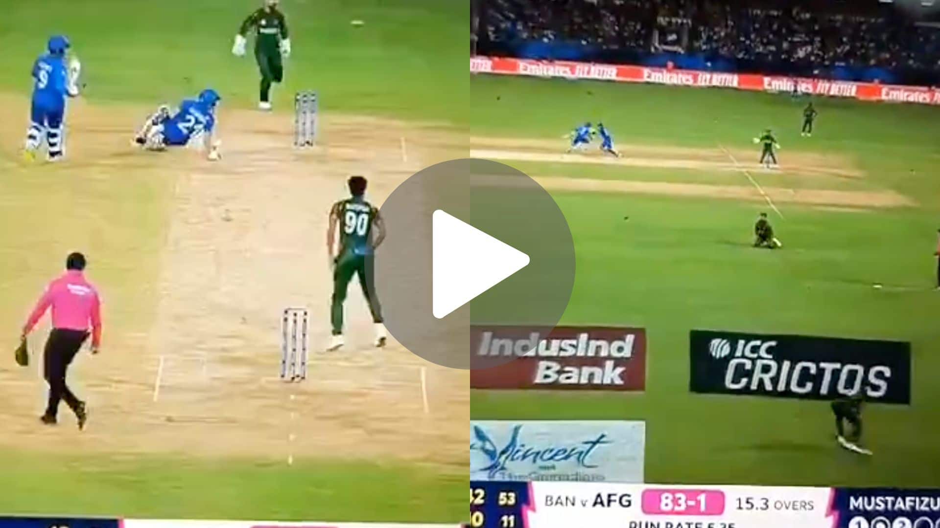 [Watch] Gurbaz Survives Runout Twice In A Ball As Bangladesh Commit Comedy Of Errors