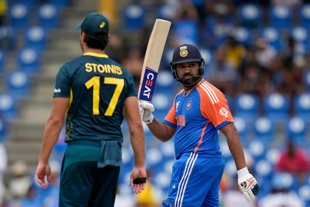 Rohit scored 92 Vs AUS [AP]
