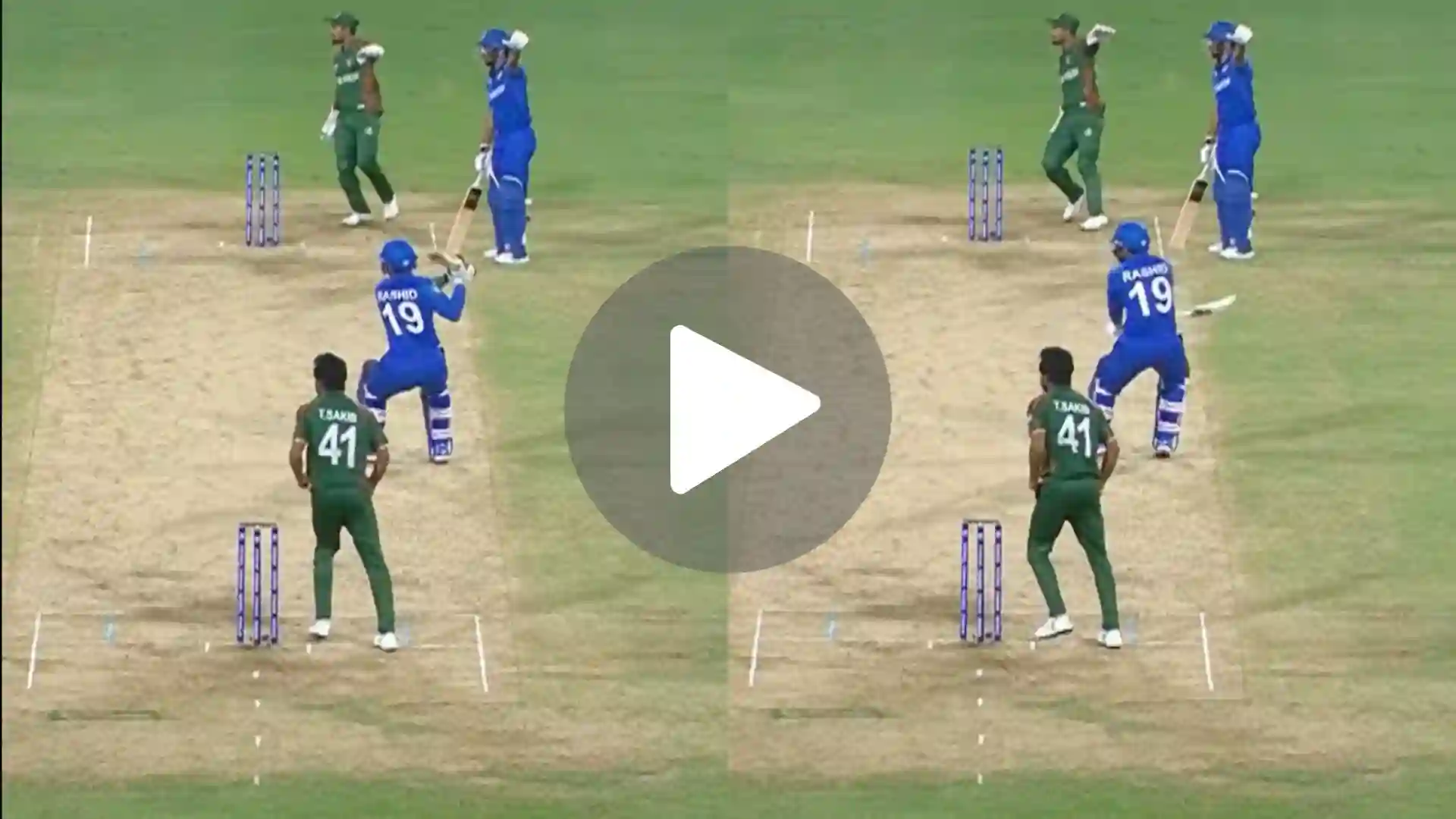 [Watch] Rashid Overtakes Kohli In Aggression As He Throws His Bat In Anger At Karim Janat