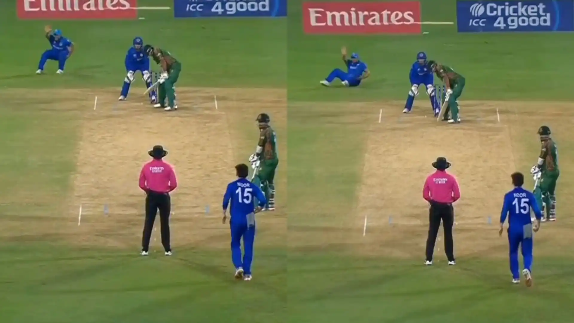 Gulbadin complaining of hamstring pull [X]