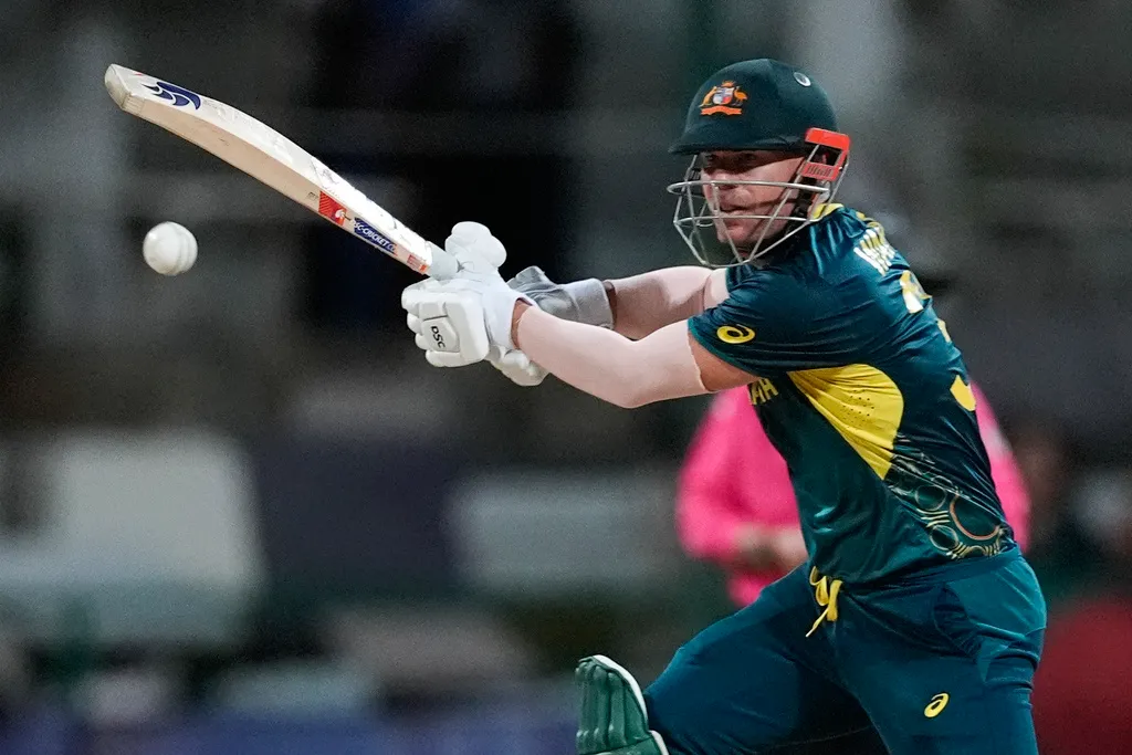 David Warner at the T20 World Cup 2024 (AP)