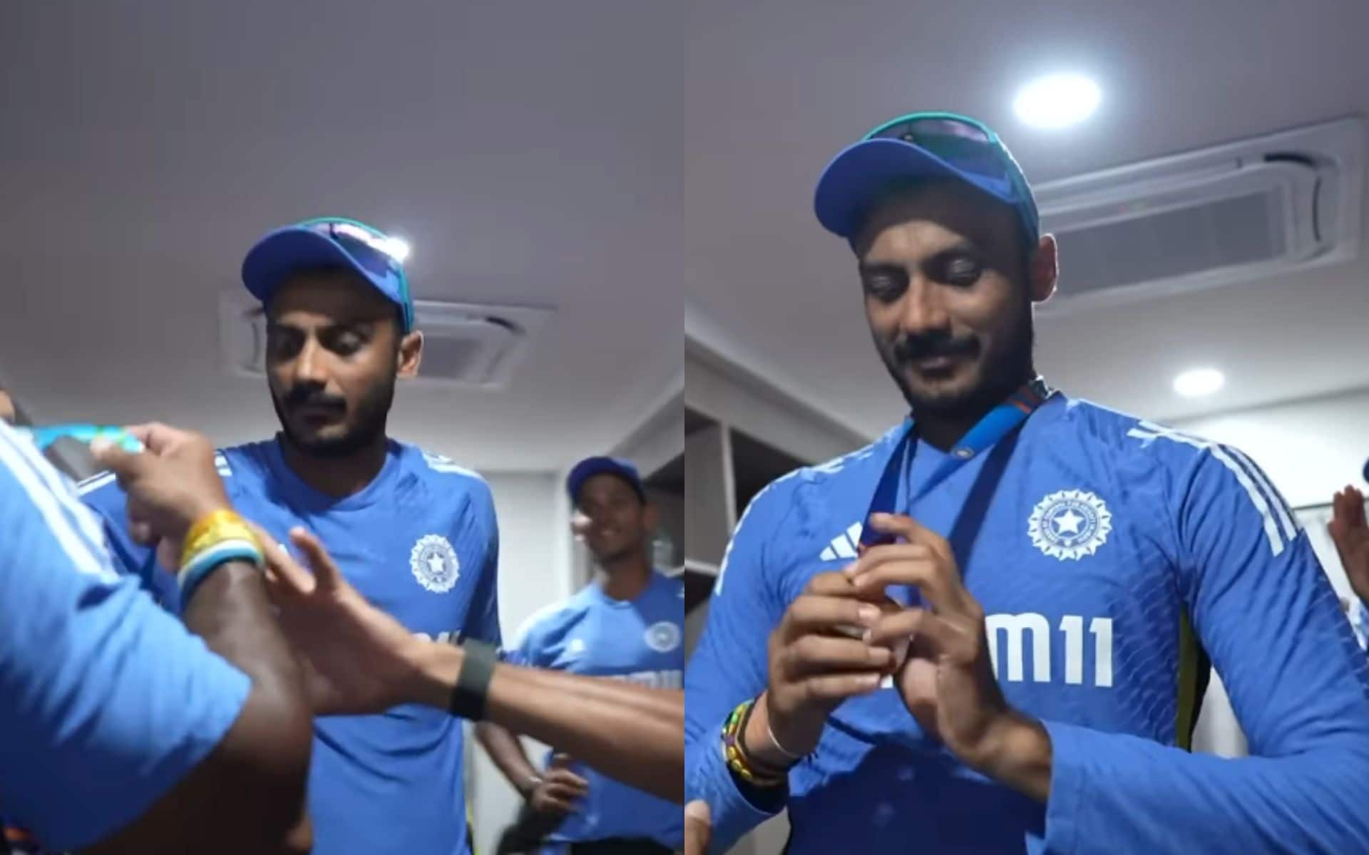 Axar Patel wins the best fielder's medal for his heroics in IND vs AUS (Instagram)