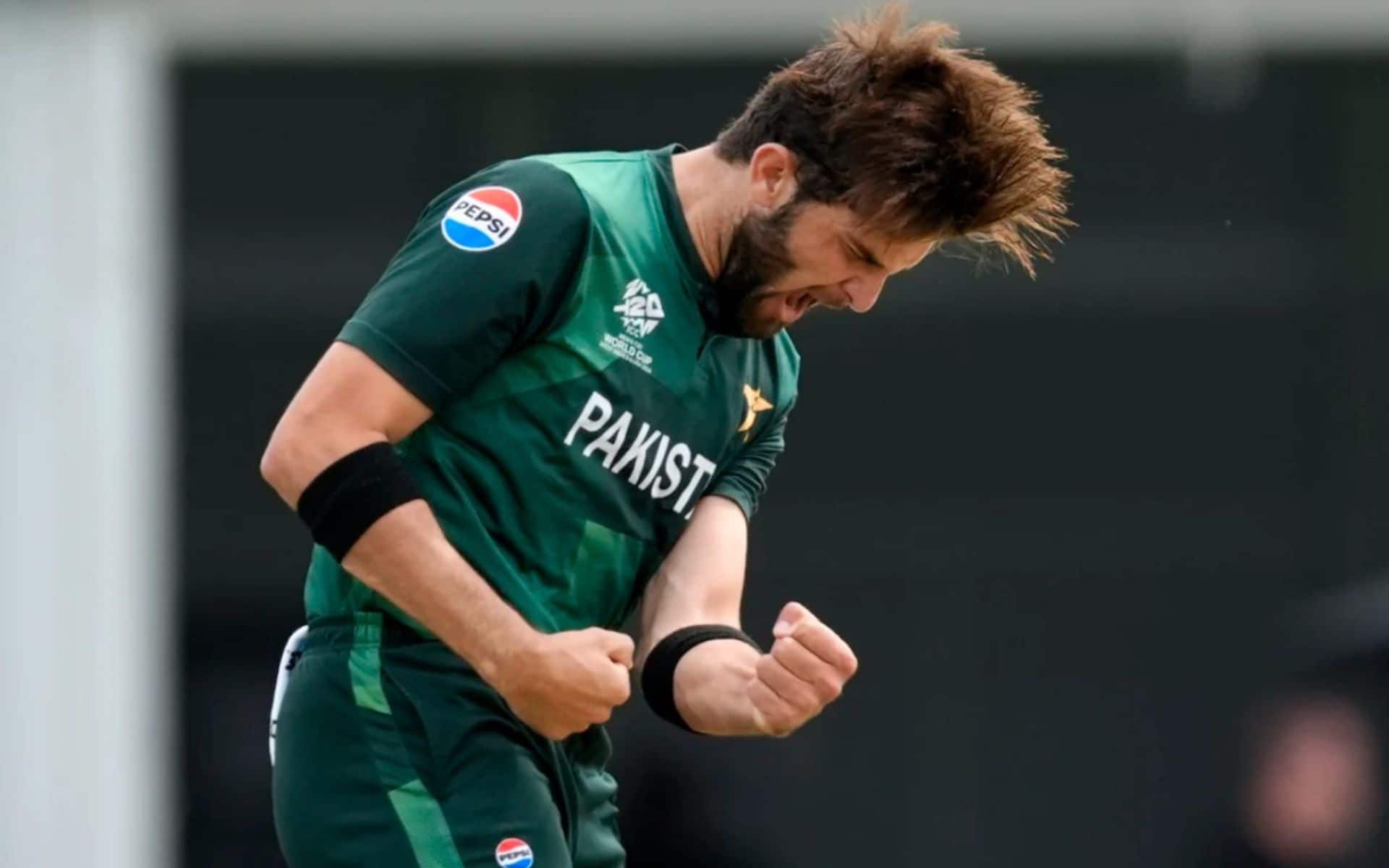 Shaheen Afridi during the 2024 T20 World Cup in USA in June (AP)