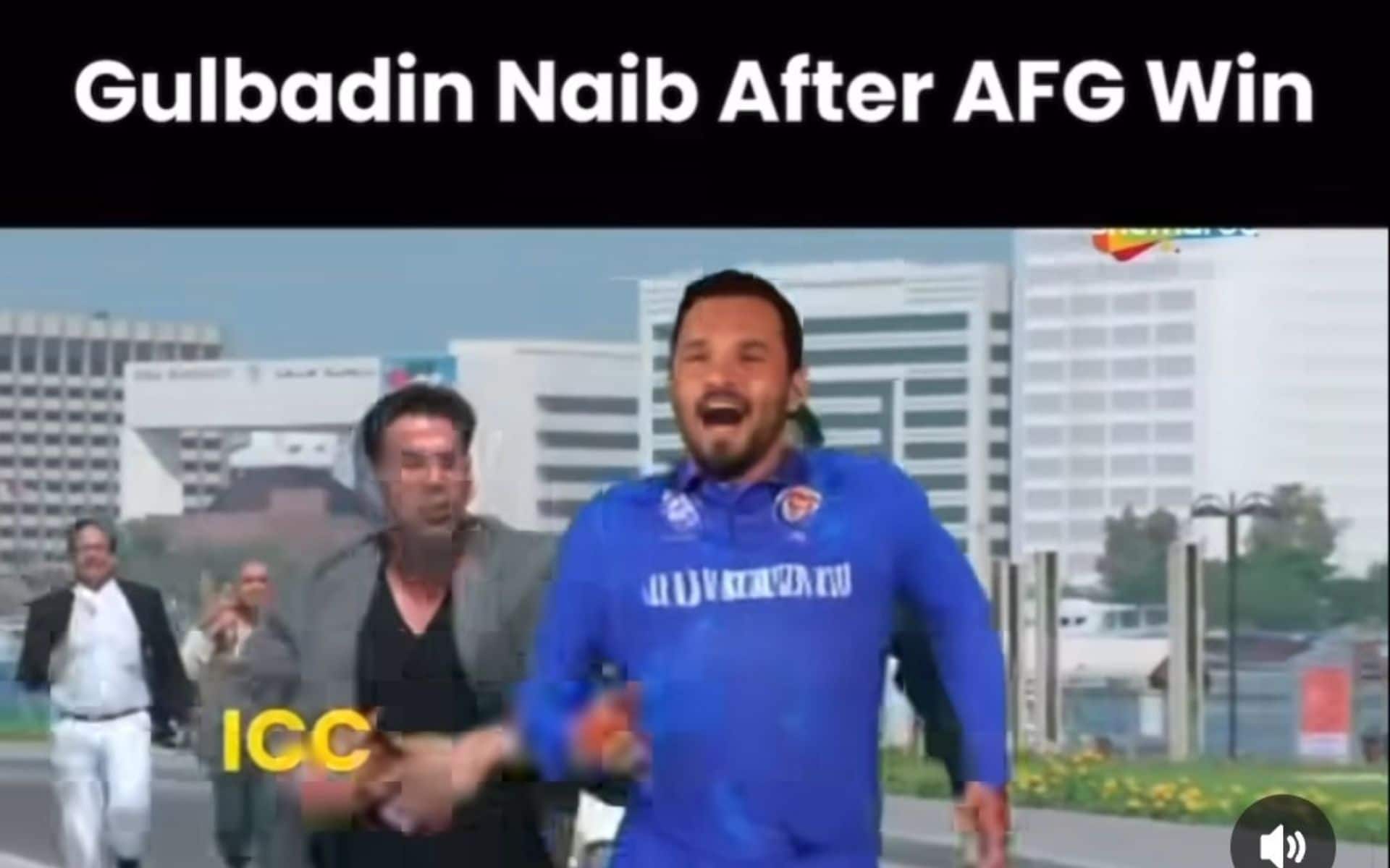 Naveen-Ul-Haq Trolls Gulbadin Naib Over Fake Injury After AFG March Into T20 WC Semis