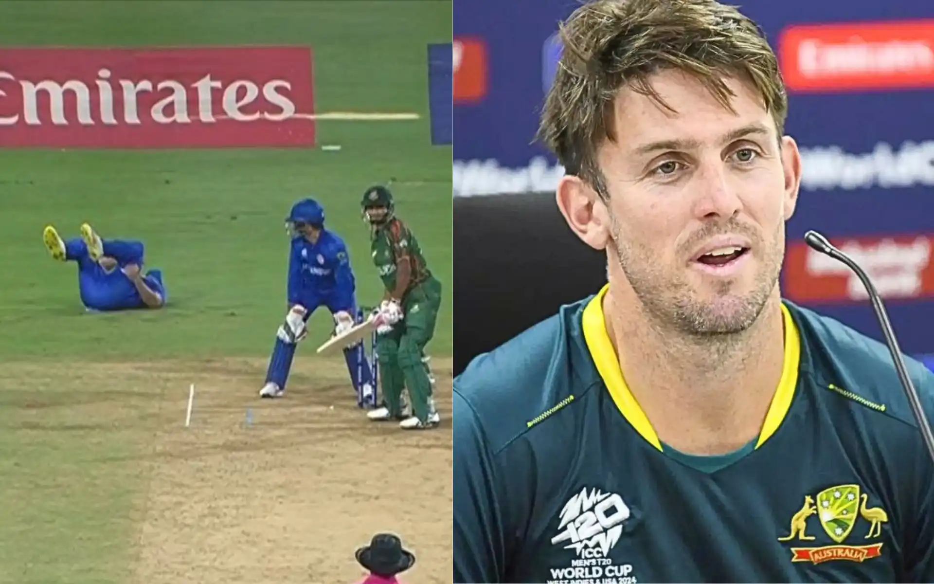 'I Was In Tears...': Mitchell Marsh Reacts To Gulbadin Naib Faking Injury Vs BAN