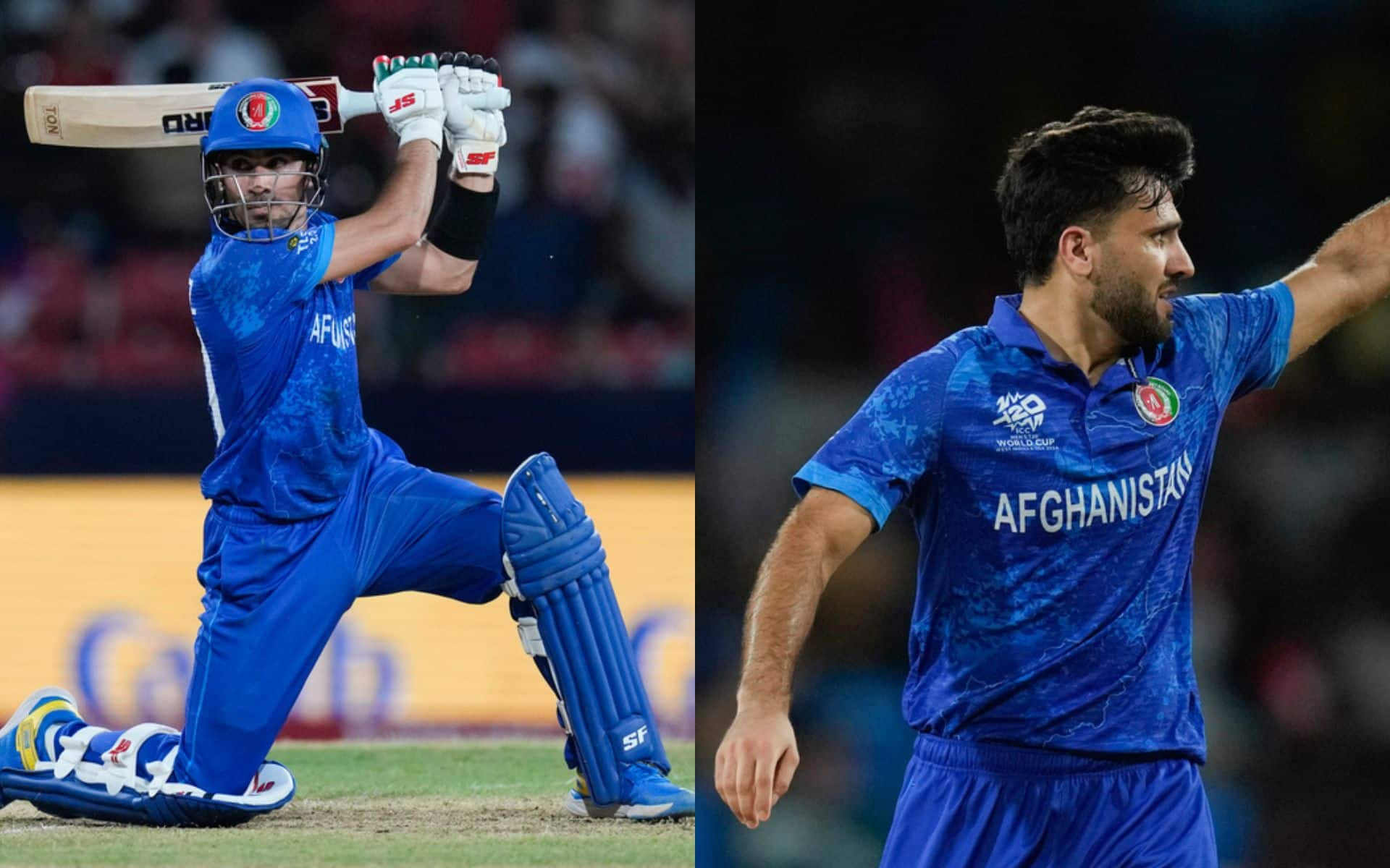 Rahmanullah Gurbaz and Fazalhaq Farooqi will be key to Afgnhanistan's success in the match [AP Photos]