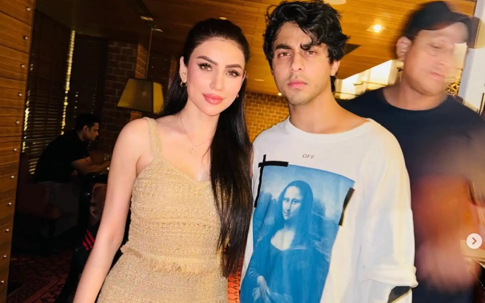 Wazhma with SRK's son Aryan Khan (Instagram)