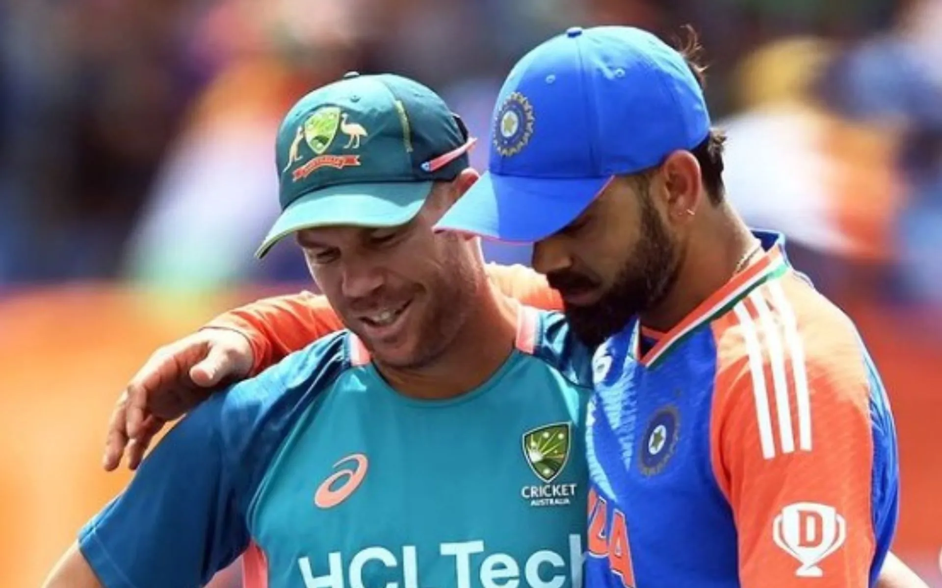 Virat Kohli and David Warner together [X]
