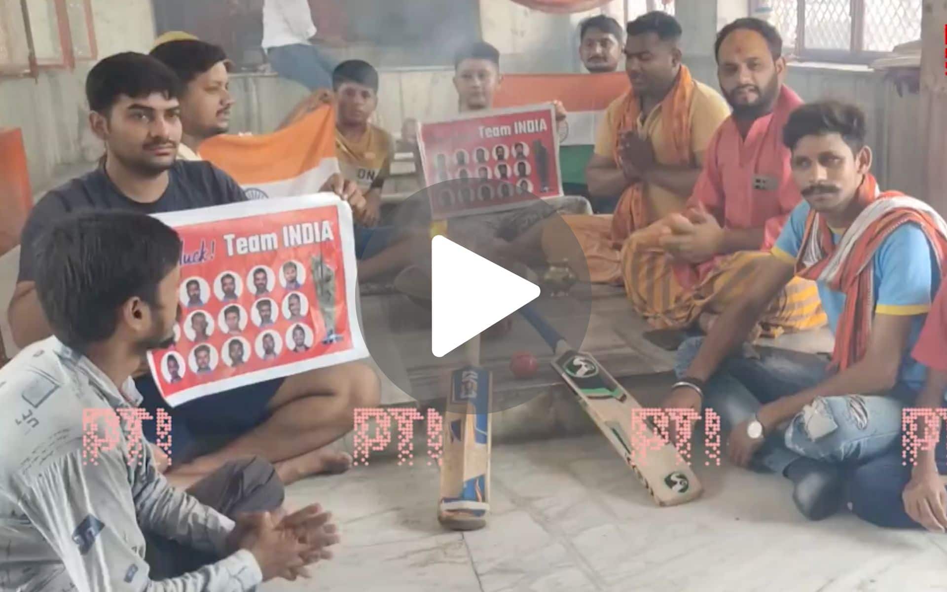 [Watch] Indian Fans Perform 'Havan' In Prayagraj Ahead Of IND-ENG Semi-finals
