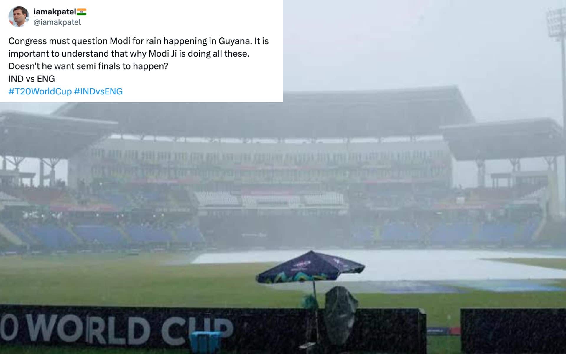 'Dhruv Rathee Vs Modi...' - Memes Galore As Rain Resumes In Guyana Ahead Of IND Vs ENG