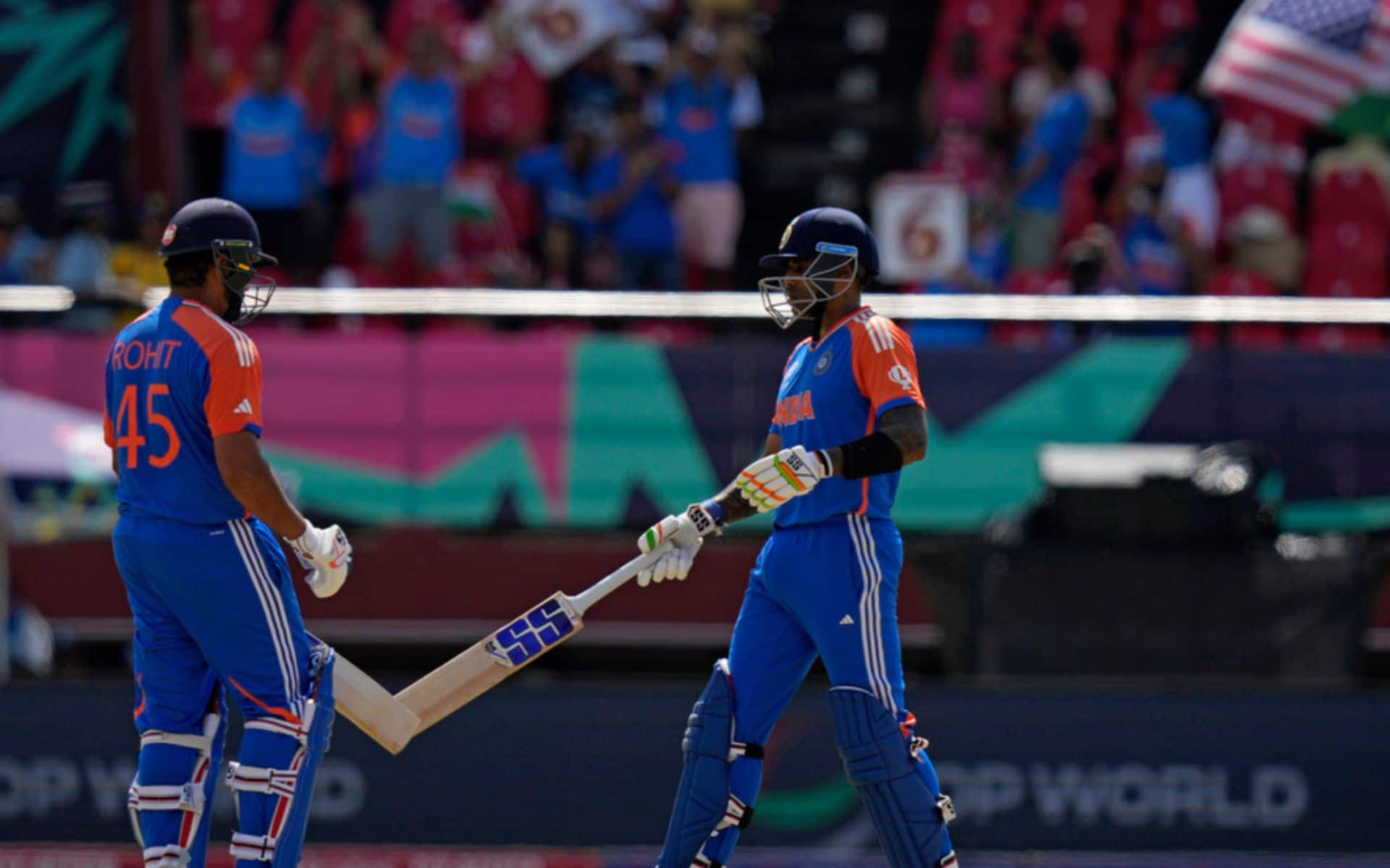 Rohit Sharma and Suryakumar Yadav against England [AP]