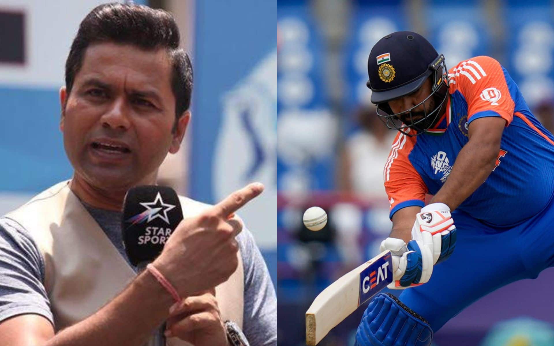 Aakash Chopra admired the way Rohit Sharma apporached his batting in T20 World Cup 2024 [X]