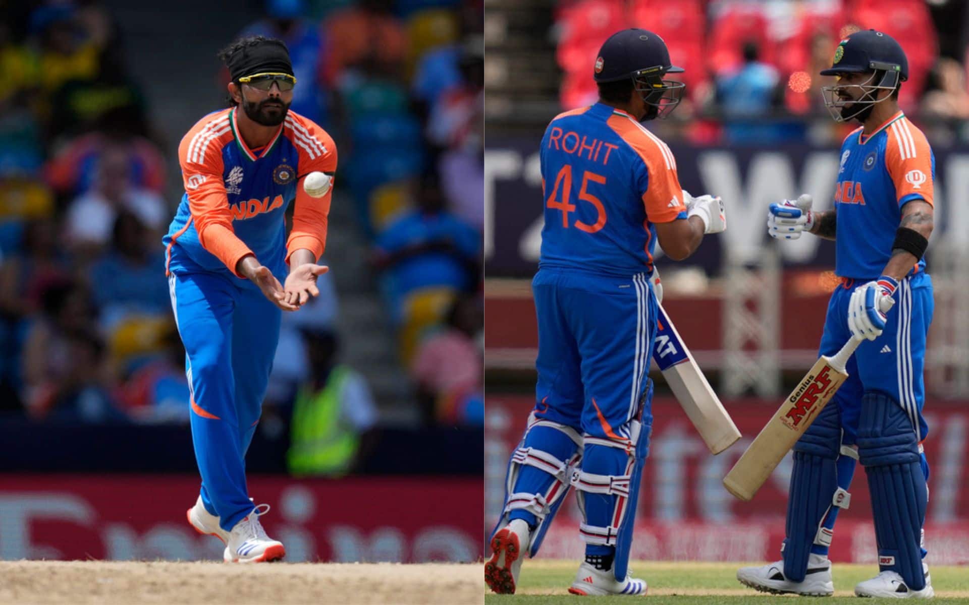 Jadeja and Kohli are having a rough form in T20 World Cup 2024 (AP)