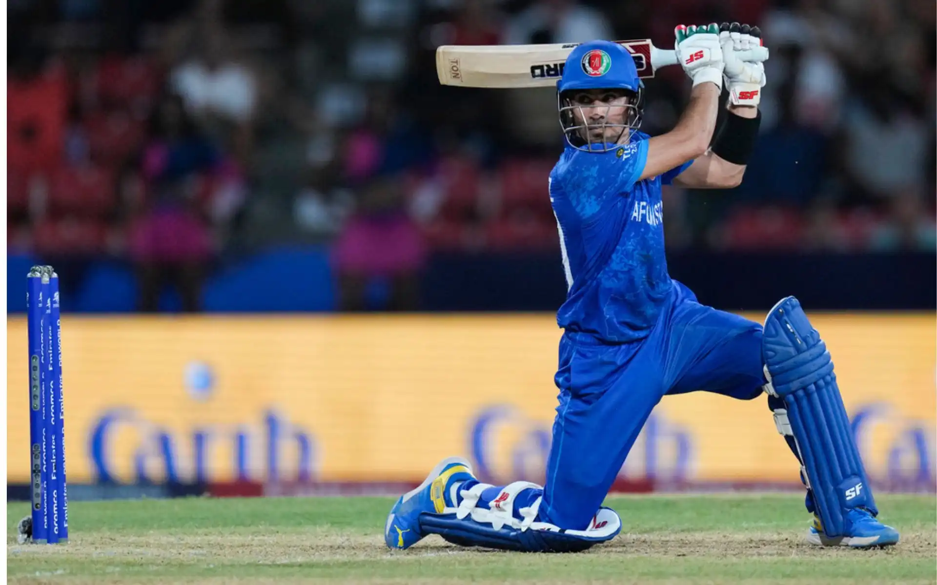 Rahmanullah Gurbaz was the pillar of the Afghan batting [AP Photos]