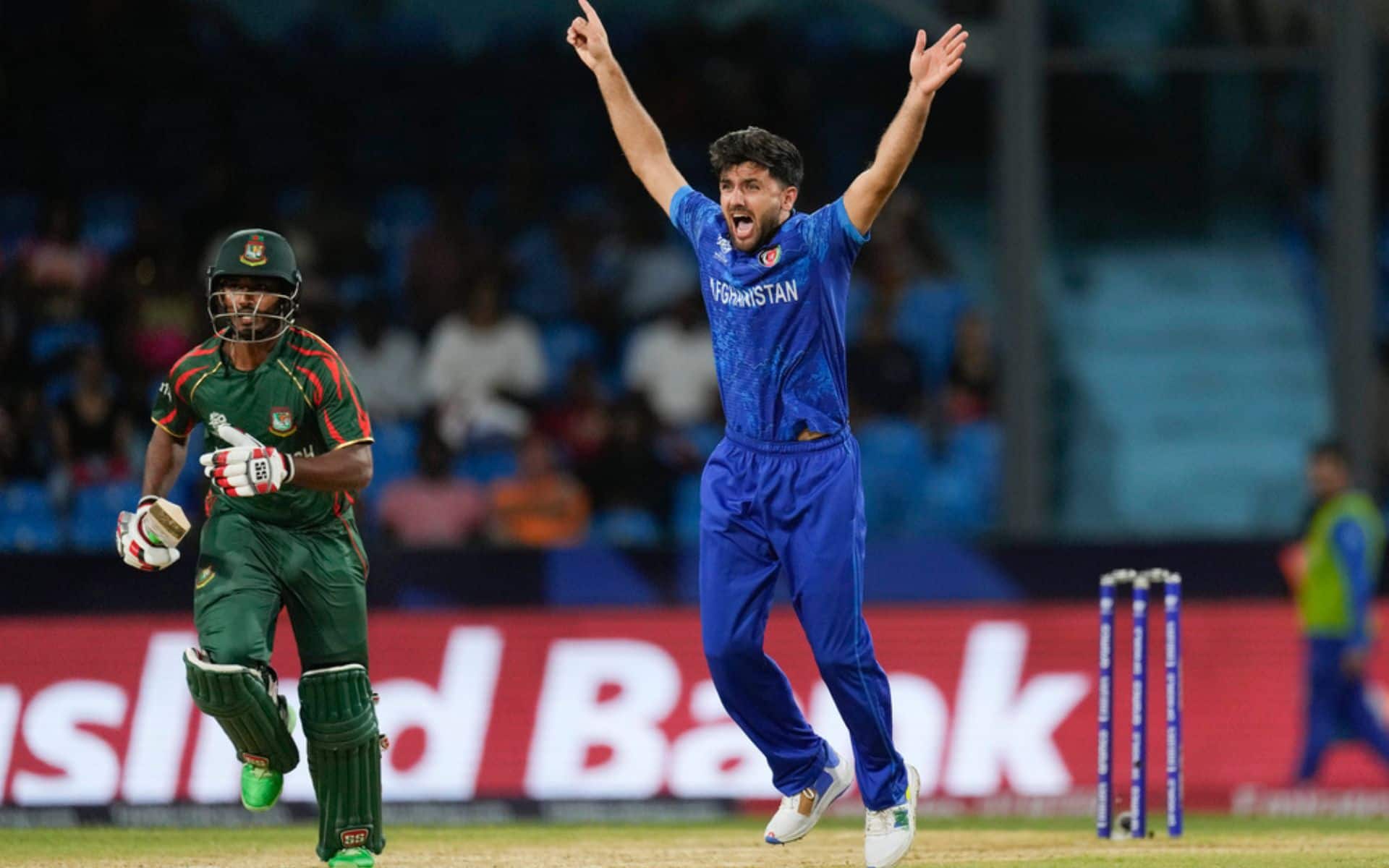 Fazalhaq Farooqi was outstanding with the ball during the tournament [AP Photos]