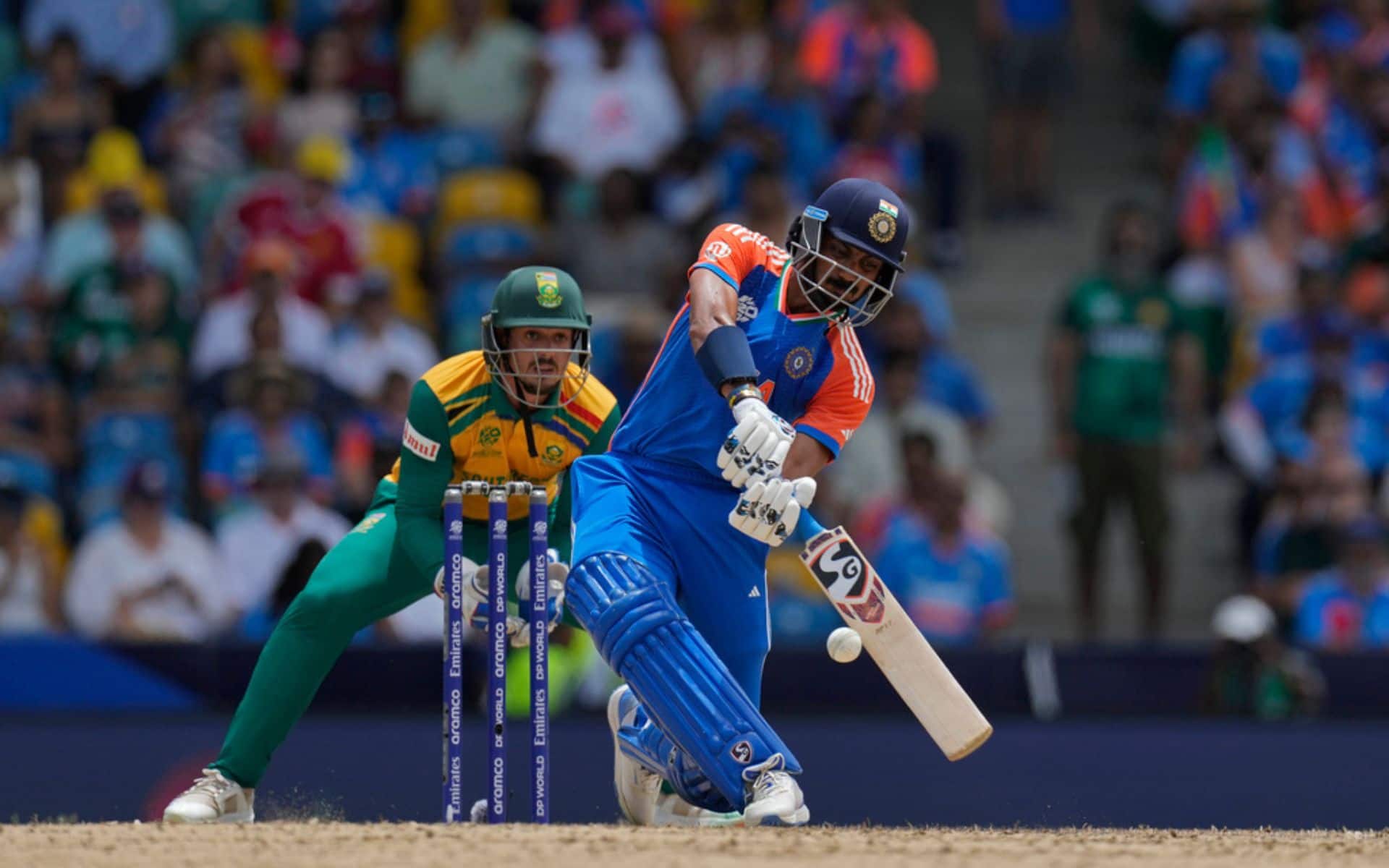 Axar Patel against South Africa (AP Photos)