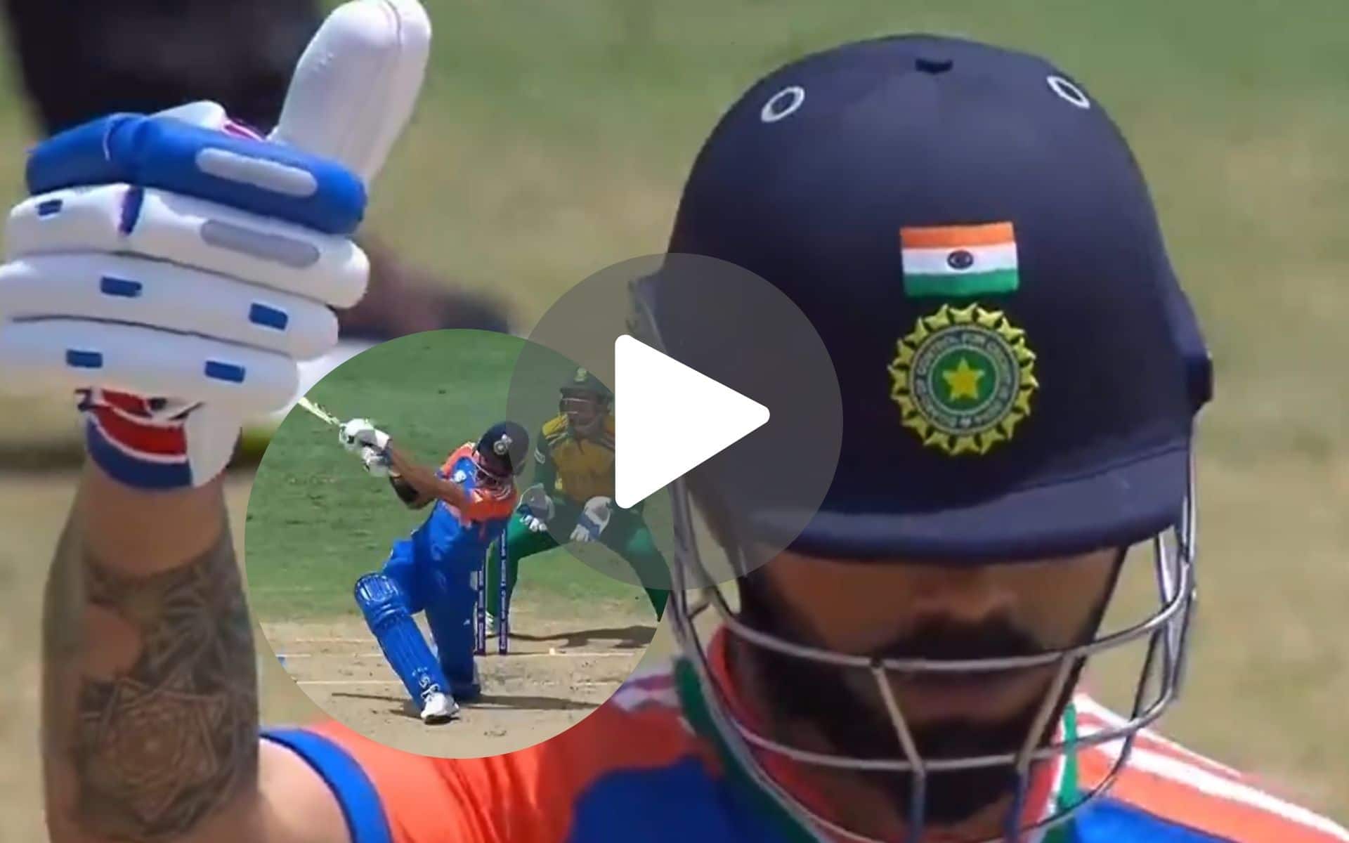 [Watch] Virat Kohli's Passionate 'Thumbs Up' To Axar As He Blasts Maharaj For A Six