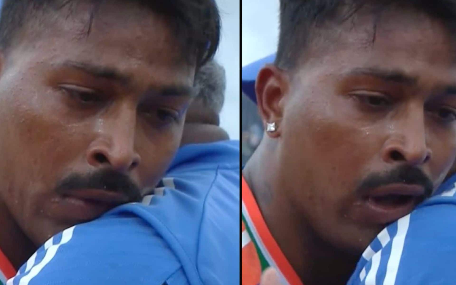 Hardik Pandya was in tears (X.com)